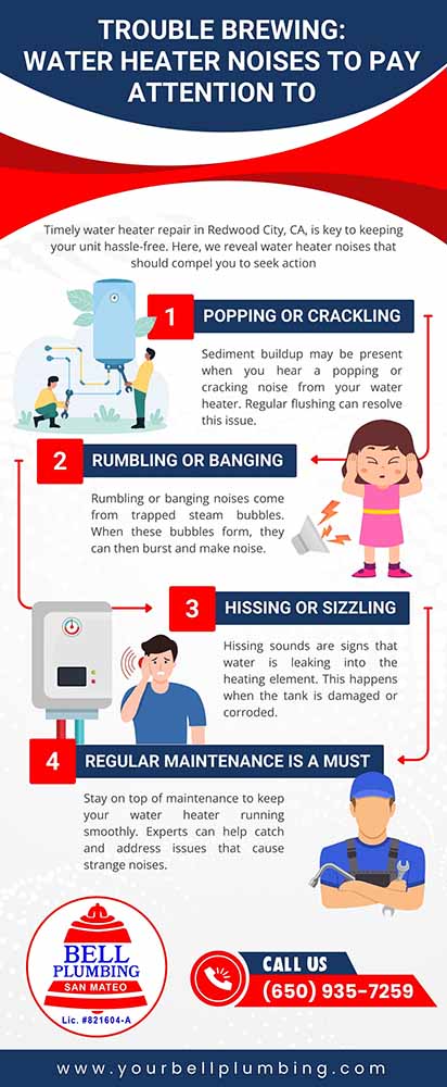 Trouble brewing: water heater noises to pay attention to Trouble brewing: water heater noises to pay attention to