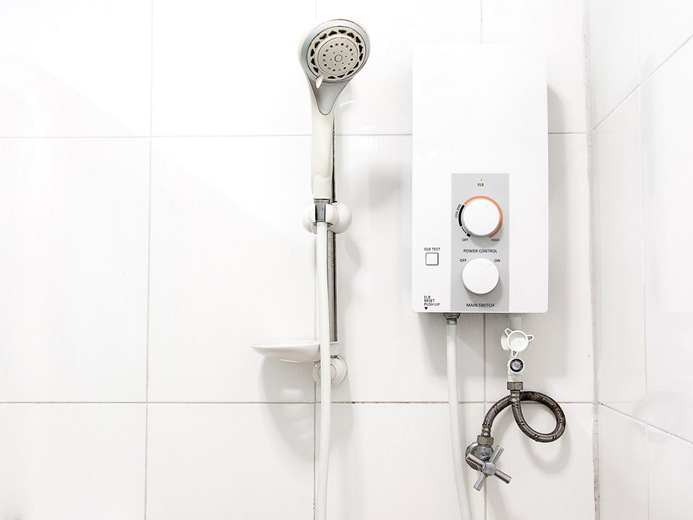 a tankless water heating system a tankless water heating system