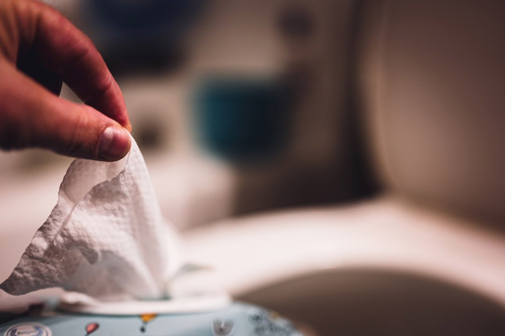 flushable wipes