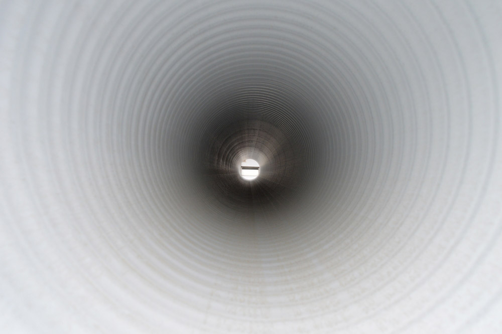 lined pipe interior