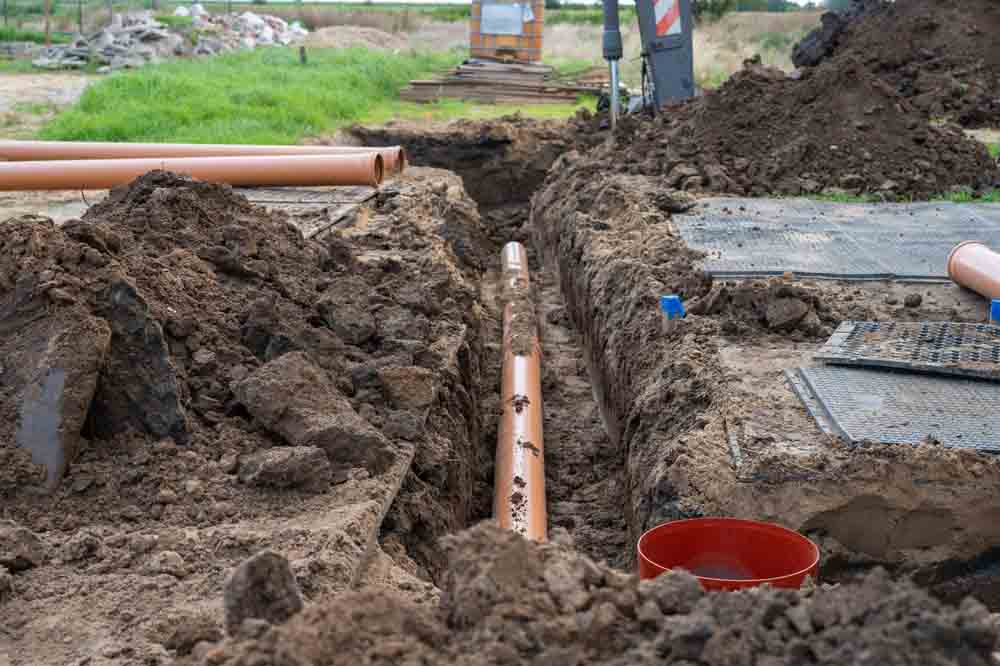 sewer line