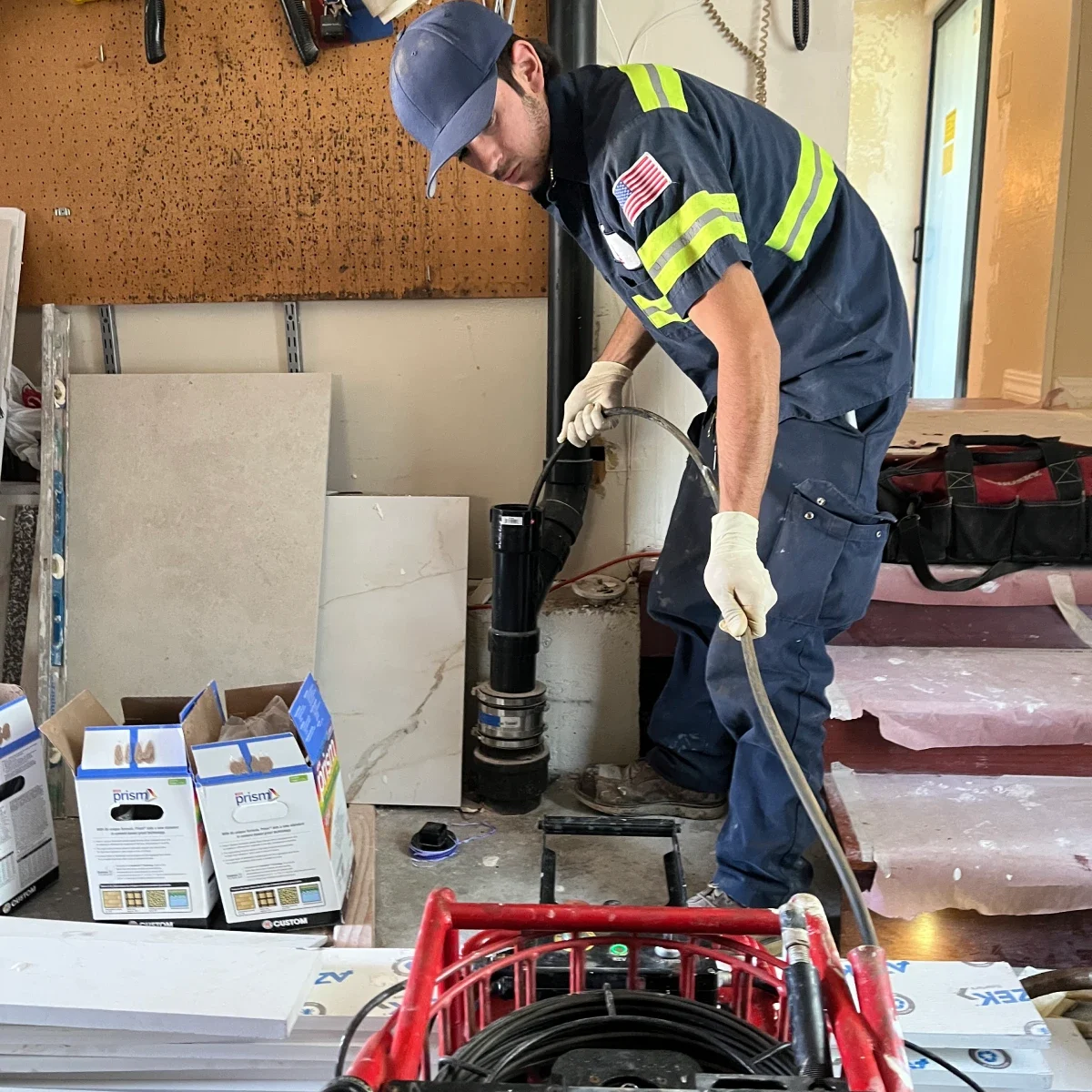 water damage pipe repair