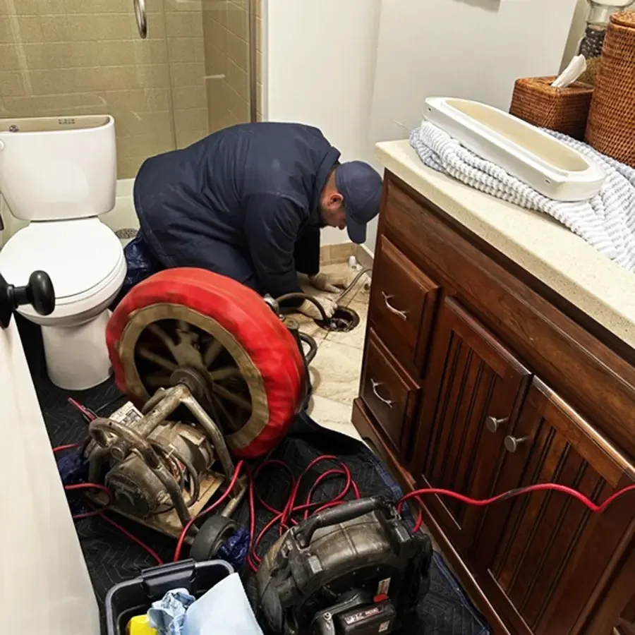 clogged-toilet-drain