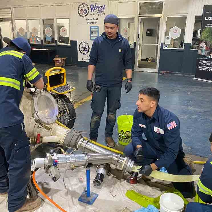 a finished trenchless pipe / trenchless equipment